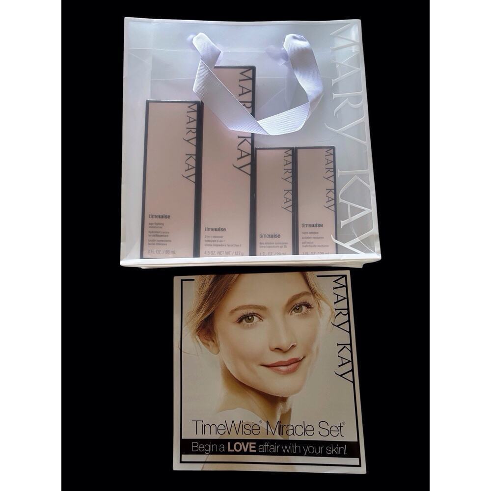 Mary Kay Timewise Miracle Set NIB Full Size Normal To Dry Skin Set
